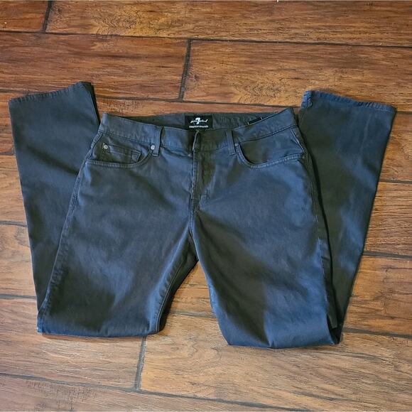 7 for all Mankind Pants, size 31, Dark Olive Green - Picture 1 of 5